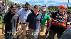 Emergencia por lluvias en Samaipata con el Presidente Rodrigo Paz