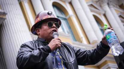 Juan Carlos Huarachi exdirigente de la COB