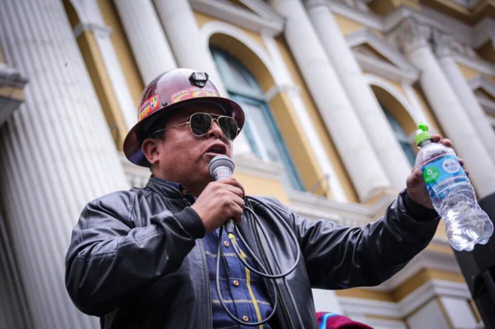 Juan Carlos Huarachi exdirigente de la COB