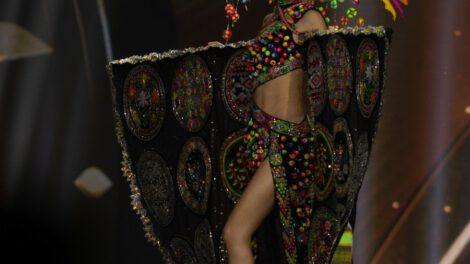 Yessica Hausermann en la pasarela de Miss Universo 2025