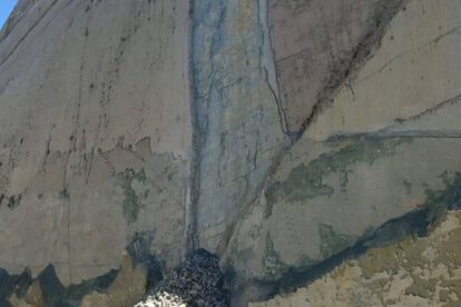Desprendimiento en Cal Orck’o: preocupación por huellas de dinosaurios perdidas