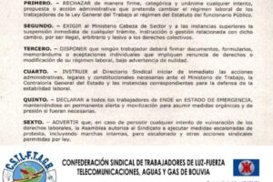 COB convoca a un ampliado para frenar reforma laboral