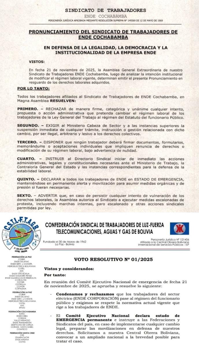 COB convoca a un ampliado para frenar reforma laboral