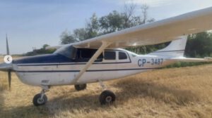 Avioneta hallada en Curupaity vinculada al tráfico de drogas