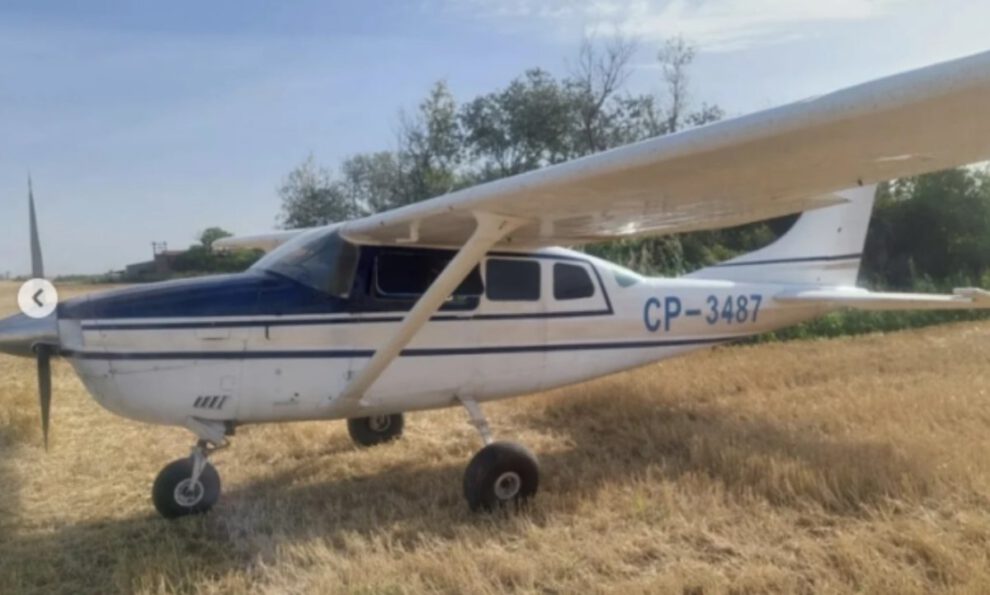 Avioneta hallada en Curupaity vinculada al tráfico de drogas