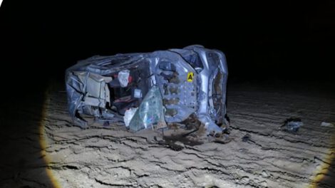 Adolescente ebrio provoca vuelco en la ruta Huanuni–Oruro