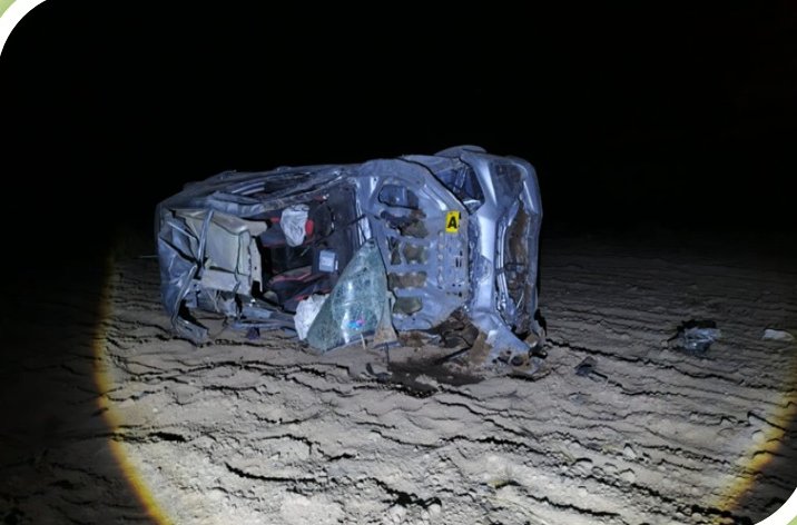 Adolescente ebrio provoca vuelco en la ruta Huanuni–Oruro