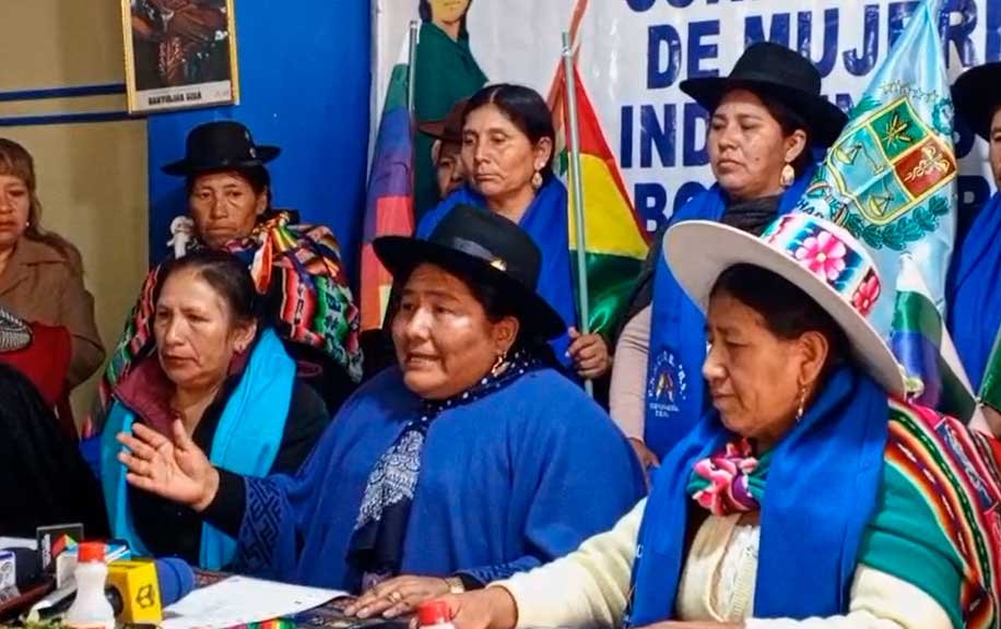 Bartolinas se declaran en emergencia por exclusión de mujeres indígenas