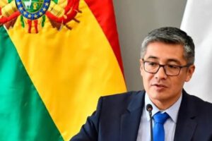 Gasto estatal en Bolivia reportado por el ministro de Economía, José Gabriel Espinoza
