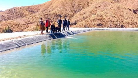 Construcción de reservorios en Potosí para garantizar riego de cultivos
