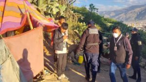 Desalojo de inhaladores de clefa en Cochabamba