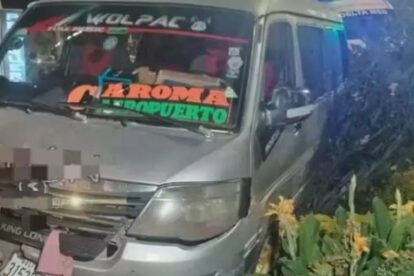 Minibús arrolla a niña en Cochabamba