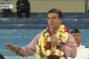 Rodrigo Paz cuestiona la construcción de obras políticas en Bolivia