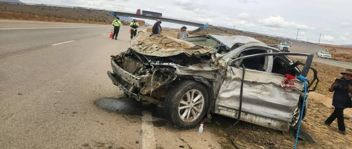 Accidente fatal en la carretera La Paz-Oruro deja tres muertos y tres ...