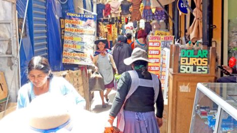 Dólar referencial del BCB en Sucre