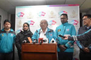 venta de pan solidario en La Paz