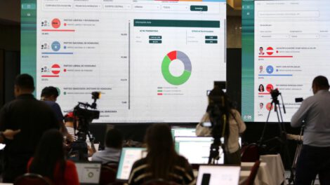 Conteo de votos en Honduras