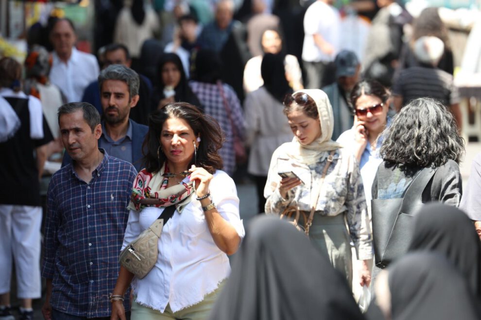 Maratón mujeres sin hiyab en Teherán