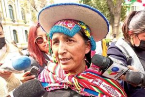 Lidia Patty ingresa al penal de Obrajes