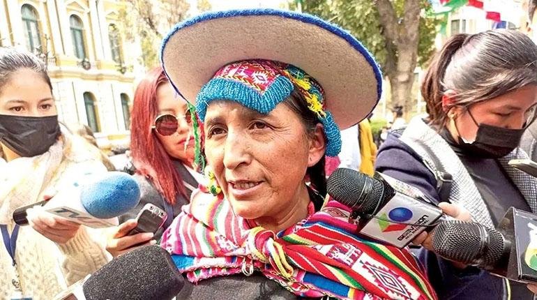 Lidia Patty ingresa al penal de Obrajes