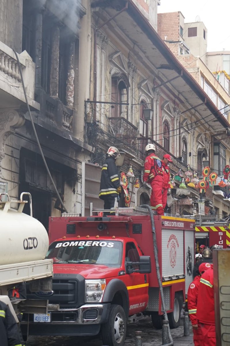 Incendio en La Paz dejó 600 mil dólares en pérdidas
