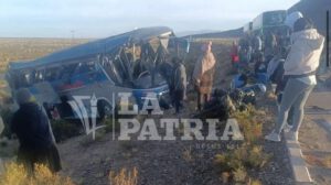 Accidente en la ruta Oruro-Potosí