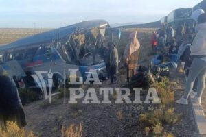 Accidente en la ruta Oruro-Potosí