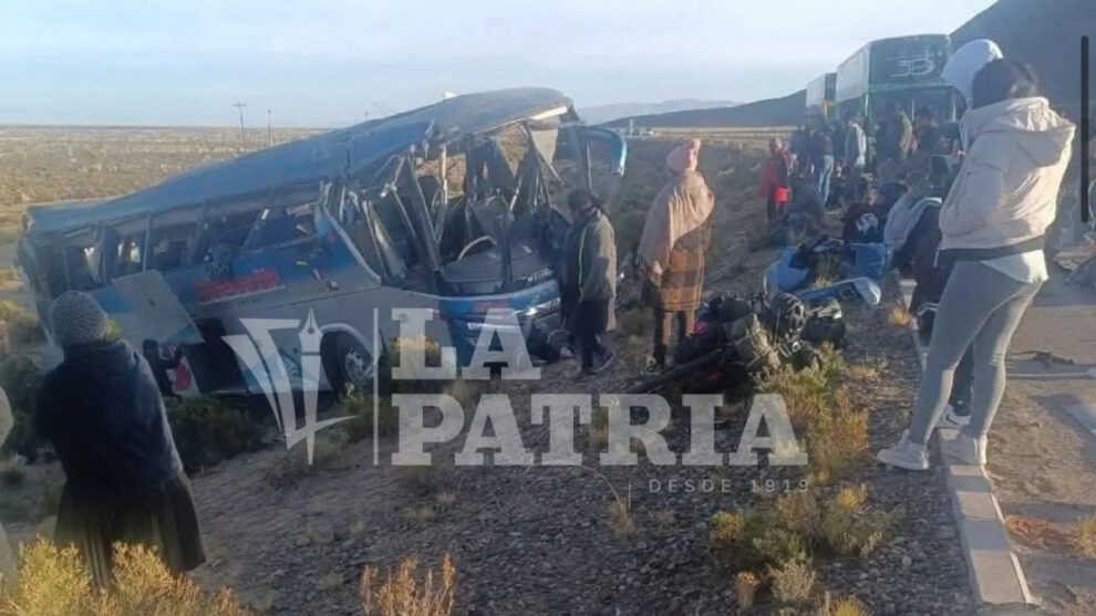 Accidente en la ruta Oruro-Potosí