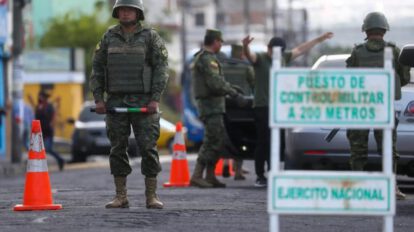 Operativos policiales en Ecuador