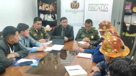 Policía de élite en Potosí