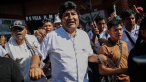Evo Morales en el contexto de la investigación por el caso Fondo Indígena