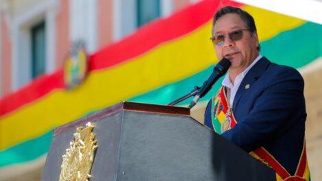 Luis Arce en contexto de detención preventiva