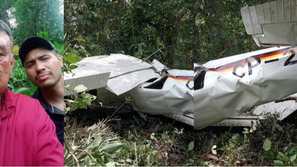 Rescate de ocupantes de avioneta en Trinidad