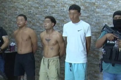 Cuatro extranjeros capturados tras balacera en Santa Cruz