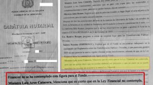 Transferencias a cuentas personales de dirigentes del Fondo Indígena