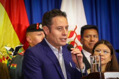 Edmand Lara, vicepresidente de Bolivia