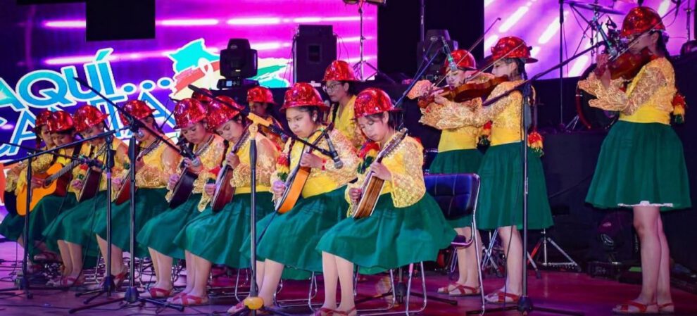 Festival Aquí… Canta Bolivia destaca el talento artístico de Bolivia