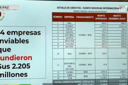 Empresas del MAS y el saqueo a los recursos del Estado