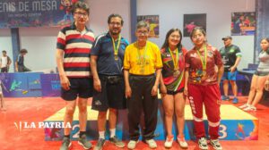 Oruro en el Nacional de Tenis de Mesa