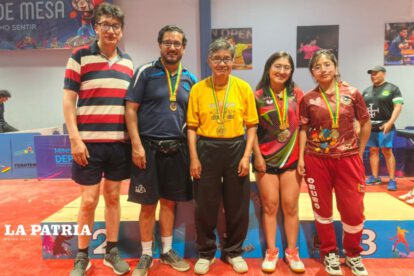 Oruro en el Nacional de Tenis de Mesa