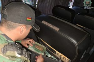 Incautación de pasta base en Villa Montes