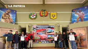Llallagua automovilismo durante la séptima prueba departamental