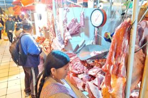 Precios de la carne en mercados de Sucre