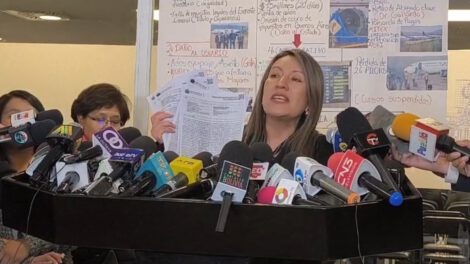 Crisis de BoA según la senadora Claudia Mallón