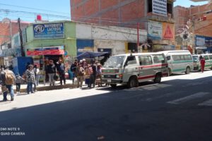 Crisis del transporte en Bolivia