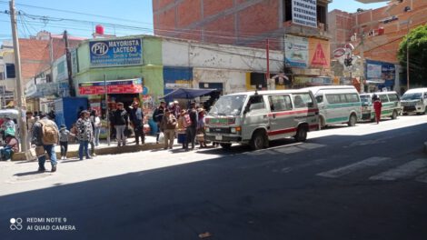 Crisis del transporte en Bolivia