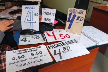 Sanciones a transportistas por tarifas abusivas en La Paz