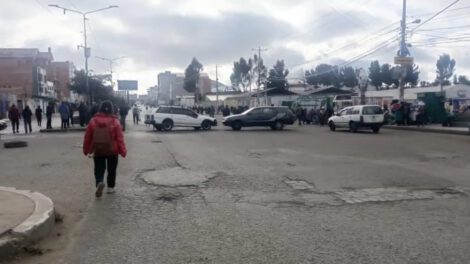 Protestas de transportistas en La Paz y El Alto
