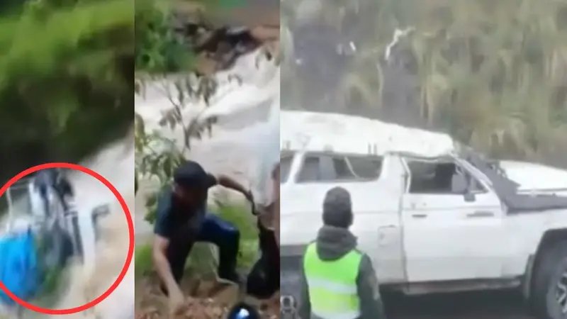 Accidente de tránsito en Sorata: joven desaparecida