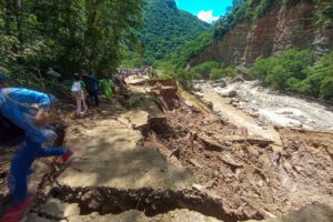 Colapso en Chorro Viejo interrumpe conexión terrestre